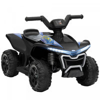 Qaba Kids Atv, 6v Battery Powered Ride-On Electric Vehicle With 1.6mph Max Speed, Headlights, Music,