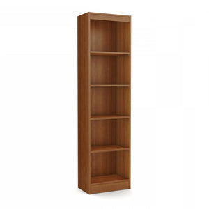 Axess 5-Shelf Narrow Bookcase - Morgan Cherry