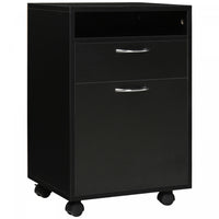 Homcom Mobile Filing Cabinet With Drawer