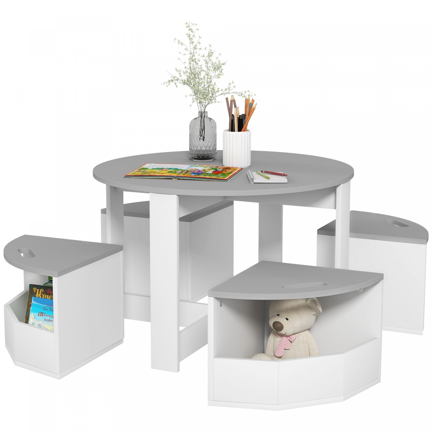 Childrens table and 4 chairs set shop