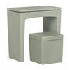 Dalya Patio Multifunctional Desk and Bench Set - Sage Green