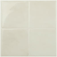 Smart Tiles Peel and Stick 4-Sheet 9 x 9 Backsplash - Zellige Oia