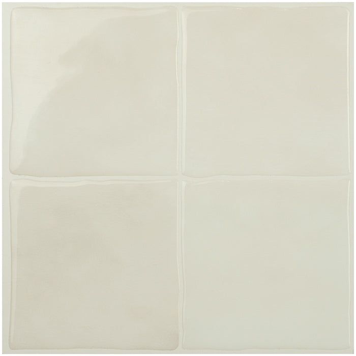 Smart Tiles Peel and Stick 4-Sheet 9 x 9 Backsplash - Zellige Oia