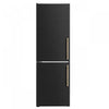 Forno Custodia 24\" Bottom Freezer, 10.3 cu.ft., Left Swing, Ice Maker, Black - FFFFD1766-24BLK-LS Refrigerator