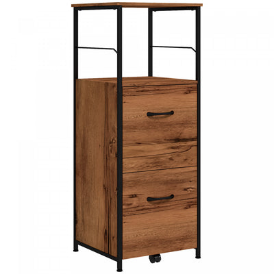 Vinsetto 2 Drawer File Cabinet Hanging Bars For Letter And A4 Size|Vinsetto Classeur Avec 2 Tiroirs, Barres De Suspension Pour Lettre A4