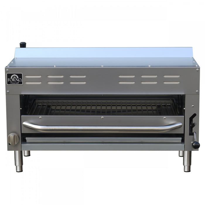 FORNO Commerciale Gas Salamander, 35 000 BTU, Infrared Broiler, Adjustable Rack, LP convertible - FCMGS0114-36