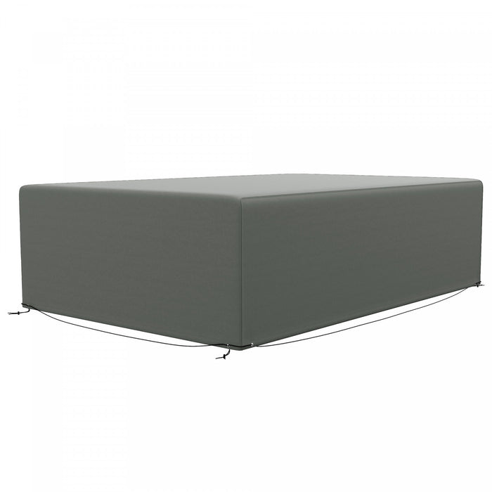 Outsunny 97\" X 65\" X 26\" Outdoor Patio Furniture Cover, Waterproof, Grey