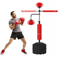 Soozier Standing Punching Bag With 2 Speed Balls, 360