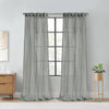 Habitat Paloma Pale Thyme Sheer Dual Header Curtain Panel - 52 x 108