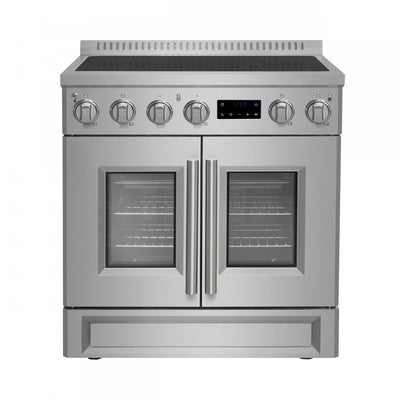Forno Torino 30" French Door Induction Range, Stainless Steel - FFSIN0950-30 | Cuisiniere a induction Torino de 30 po avec portes francaises, acier inoxydable – FFSIN0950-30