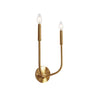 Dainolite Eleanor 2 Light Wall Sconce Aged Brass Lamp|Applique murale Eleanor de Dainolite avec fini laiton antique et 2 ampoules