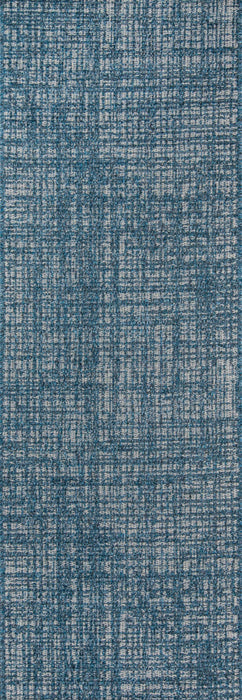 Nayah Contemporary 2'0\" x 10'0\" Runner Rug in Blue Indoor Area Rug