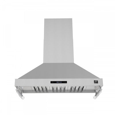 Forno Venezia 48 Inch Wall-Mounted Range Hood, Stainless Steel-FRHWM5503-48 | Hotte de cuisiniere murale Venezia de 48 po en acier inoxydable-FRHWM5503-48
