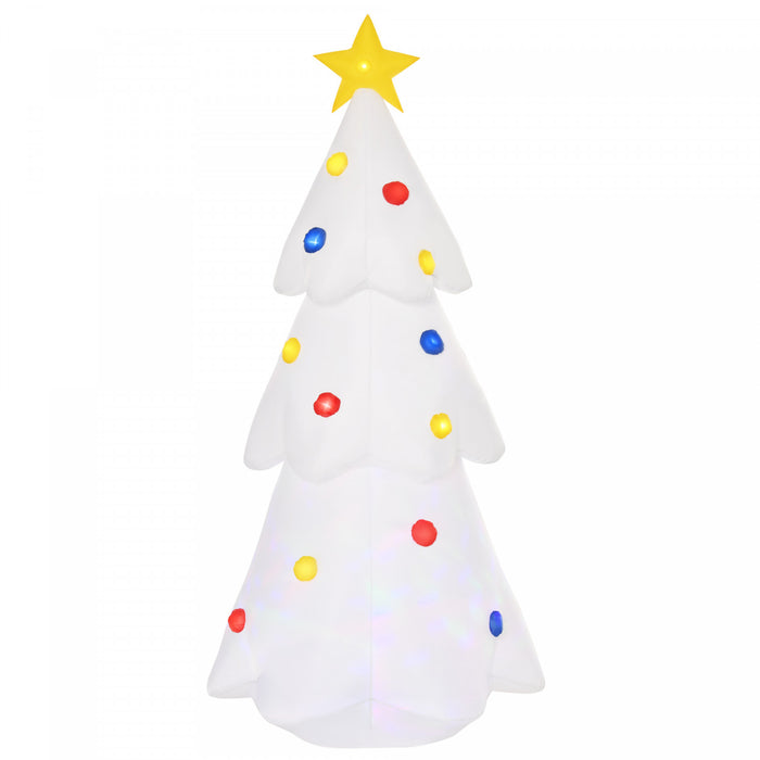 Homcom 8ft Tree Inflatable Christmas Decoration