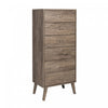 Milo Tall 6-Drawer Chest - Drifted Grey