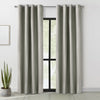 Thermaplus Alpine Light Grey Blackout Grommet Curtain Panel - 52 x 108