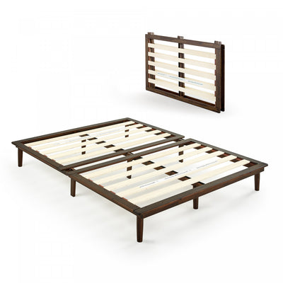 Bobbie Folding Wood Platform Bed - Queen Size | Bobbie lit plateforme pliant en bois - Grand