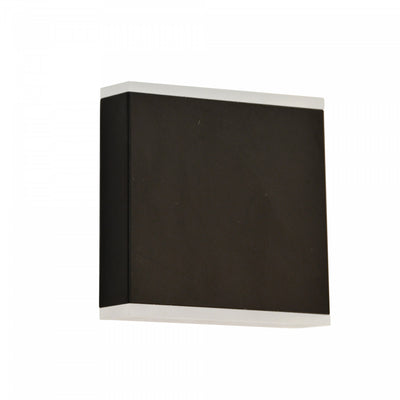 Dainolite Emery LED Wall Sconce 15w Matte Black Frosted Acrylic Diffuser Lamp|Applique murale Emery de Dainolite en acrylique givré qui diffuse la lumière, avec fini noir mat et ampoule à DEL de 15 W