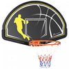 Soozier Wall Mounted Basketball Hoop For Outdoors And Indoors Use