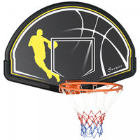 Soozier Wall Mounted Basketball Hoop For Outdoors And Indoors Use