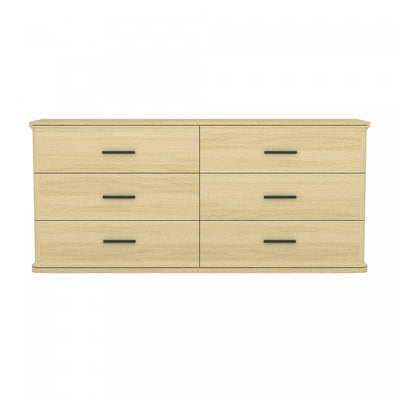 Clifford Traditional Dresser in Natural Oak (6-Drawer) | Commode traditionnelle Clifford en chene naturel (6 tiroirs)