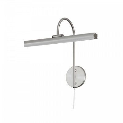 Dainolite Display/Exhibit Picture Light 24w Satin Chrome Finish Lamp|Lampe pour affichage d’image de Dainolite avec fini chromé satiné et ampoule de 24 W
