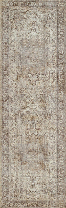 Selena Traditional 2'6\" x 8'0\" Runner Rug in Grey Indoor Area Rug