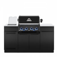 Broil King Baron 490i Shadow 4-Burner Built-In 40,000-BTU Natural Gas BBQ - 875847 Grill 
