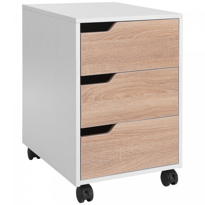Homcom 3 Drawer File Cabinet|Homcom Classeur 3 Tiroirs