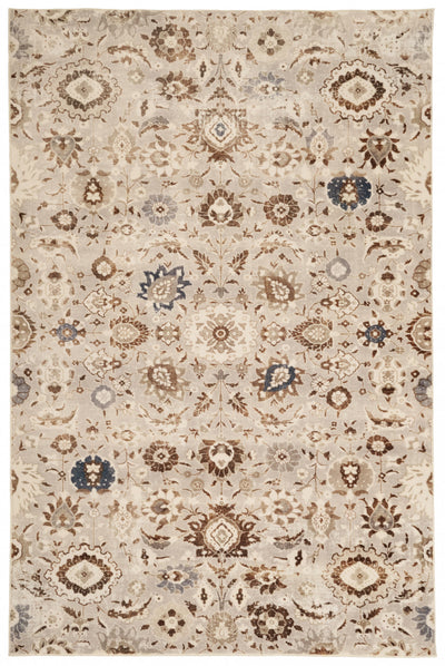 Lunelle Traditional Grey Washable Rug 5'0" x 7'6" Indoor Area Rug | Tapis Lavable/Traditionnel Lunelle 5'0" x 7'6" en Gris