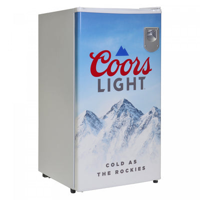 Coors Light 90 Liter Compressor Compact Refrigerator|Réfrigérateur compact à compresseur Coors Light de 90 litres