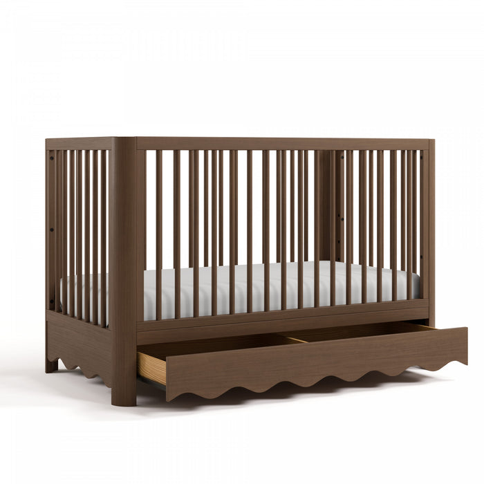 Storkcraft Casablanca Deluxe 5-in-1 Convertible Crib with Drawer - Hazelnut