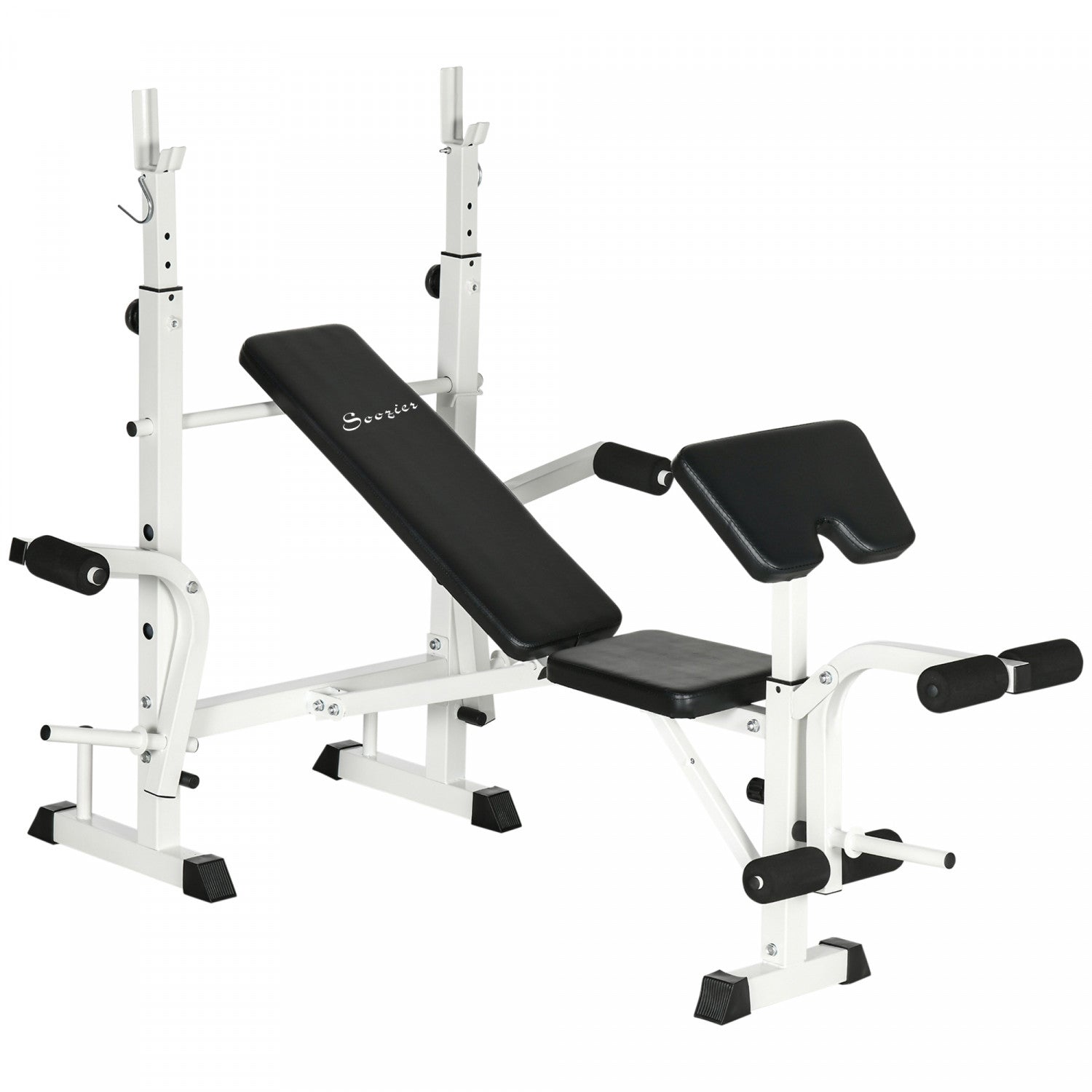 Soozier Adjustable Weight Bench Multi function Bench Press Set Home. The Brick