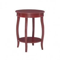 Rainbow Chairside Table - Red