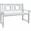 Outsunny 2-seat Wood Garden Bench Grey