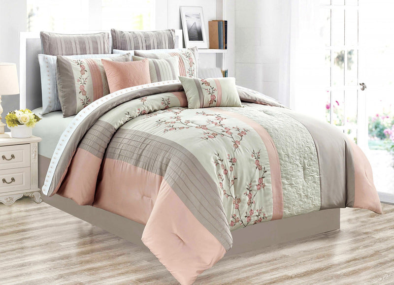 Celina 7-Piece Queen Comforter Set 