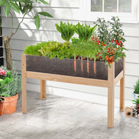 Costway Raised Wooden Garden Bed 31