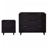 Granville Modern 2-Piece Dresser Set in Black