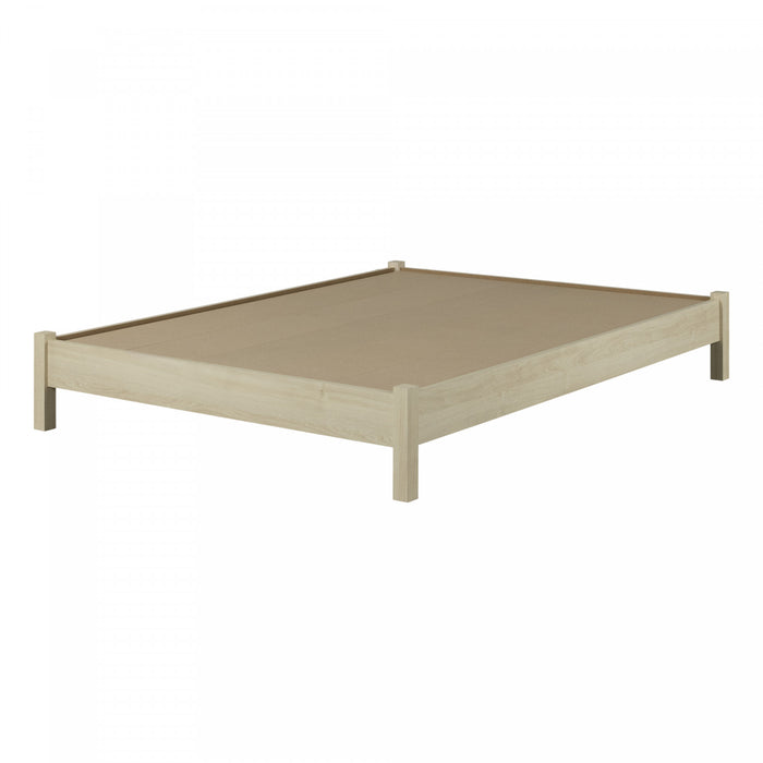 Step One Essential Queen Platform Bed - Bleached Oak 
