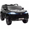 Qaba 2 Seater Electric Car For Kids, 12v 7ah Lexus Gx550 Licensed Battery Powered Ride On Car With Remote Control, 4 Wheel Suspension System, Usb, Led Light, 3 Speed, Black
