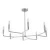 Dainolite Colette 8 Light Chandelier Polished Chrome Lamp|Lustre Colette de Dainolite avec fini chromé poli et 8 ampoules