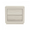 Soren Contemporary 26\" Nightstand in Whitewashed Oak (2-Drawer)