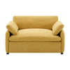 Olivia Oversized Accent Chair with Pillows,Yellow | Fauteuil d’appoint surdimensionne Olivia avec coussins, jaune