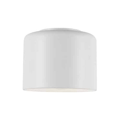 Dainolite Emilia 1 Light Flush Mount Matte White Shade Lamp|Plafonnier affleuré Emilia de Dainolite avec abat-jour blanc mat et 1 ampoule