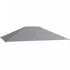 Outsunny 10' X 13' Gazebo Canopy Replacement, Outdoor Gazebo Cover Top Roof Replacement With Vents And Drain Holes, (top Cover Only), Light Grey