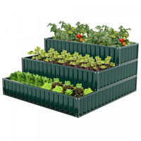 Costway 1 Pcs 3-tier Raised Garden Bed,47