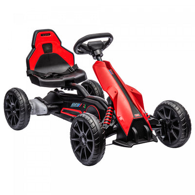 Aosom Electric Powered Ride-On Go Kart, 12v Outdoor Racer Car For Kids, With Forward Backward, Adjus|Aosom Kart Electrique, Voiture De Course Exterieure 12 V Pour Enfants, Avec Marche Avant Et Arriere,