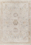 Eleanor Traditional 7'10\" x 10'10\" Area Rug in Grey Indoor Area Rug