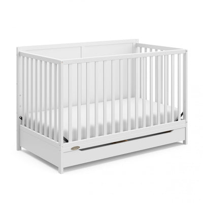 Graco Melrose 5-in-1 Convertible Crib with Drawer - White