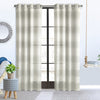 Paraiso Ivory Grey Grommet Curtain Panel - 112